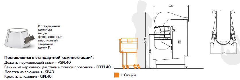 Планетарные миксеры  Starmix PL40N (Италия)