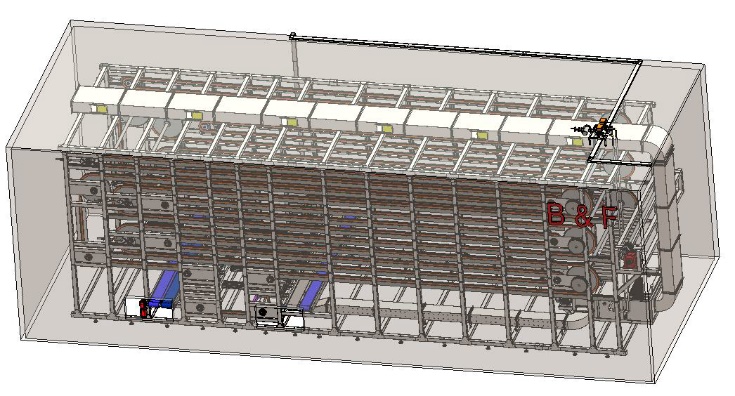 Автоматизированная линия для производства тостового хлеба производительность 1300 кг/час