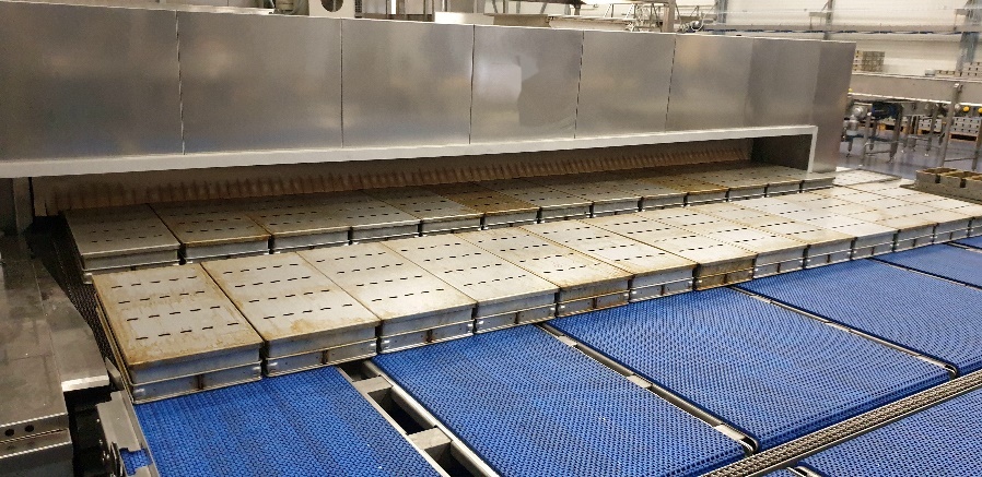 Автоматизированная линия для производства тостового хлеба производительность 25 т/сутки